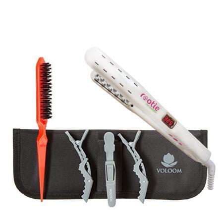 Voloom Rootie The Rootlifter 3 4 Inch Hair Iron. A Revolutionary Hair lifter Designed Specifically to Add Large Volume and Lift to Hair. The Only Hair Volumizer Patented for Checkerboard Design Le